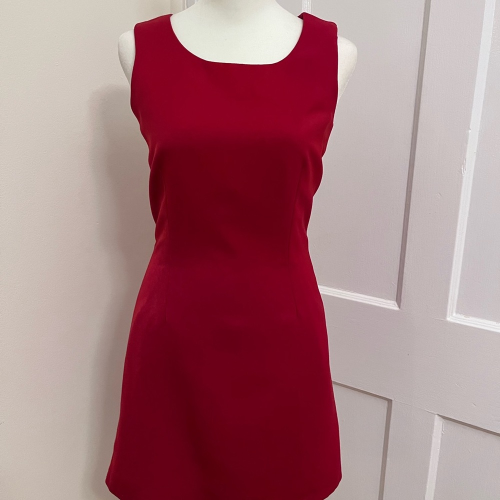 NAF NAF Bold Red Mini Dress